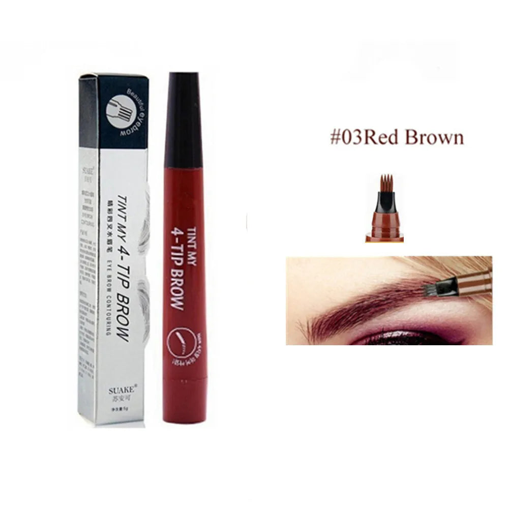 4D Microblading Eyebrow Pen – Long Lasting Fine Sketch Liquid Pencil