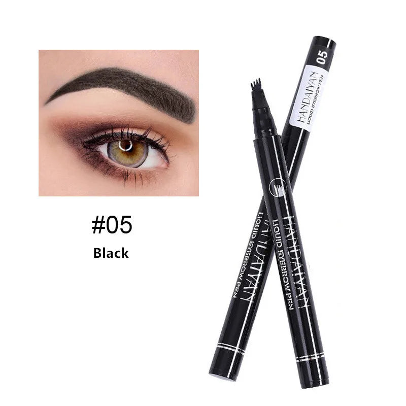 4D Microblading Eyebrow Pen – Long Lasting Fine Sketch Liquid Pencil