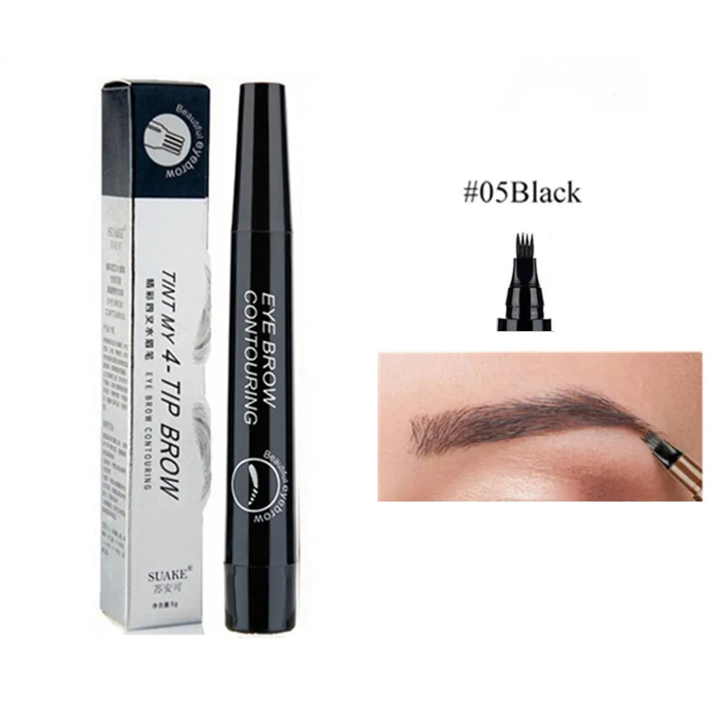 4D Microblading Eyebrow Pen – Long Lasting Fine Sketch Liquid Pencil