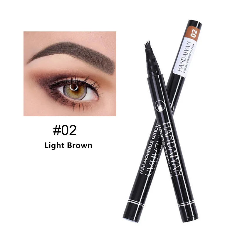 4D Microblading Eyebrow Pen – Long Lasting Fine Sketch Liquid Pencil