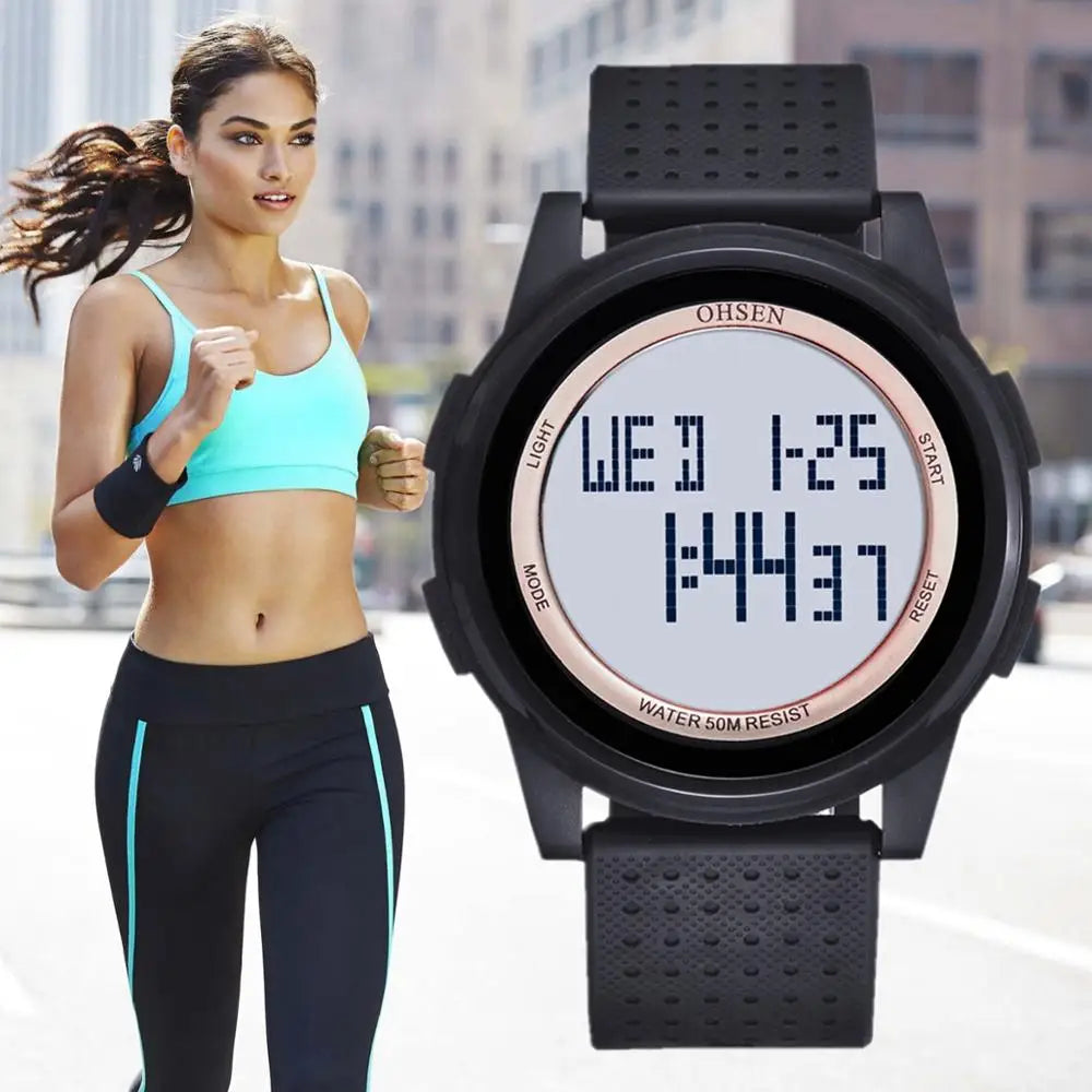 Fashion Sport Digital watch men Women LED electronic fashion watches unisex lady waterproof swimming Wristwatch clocks gift