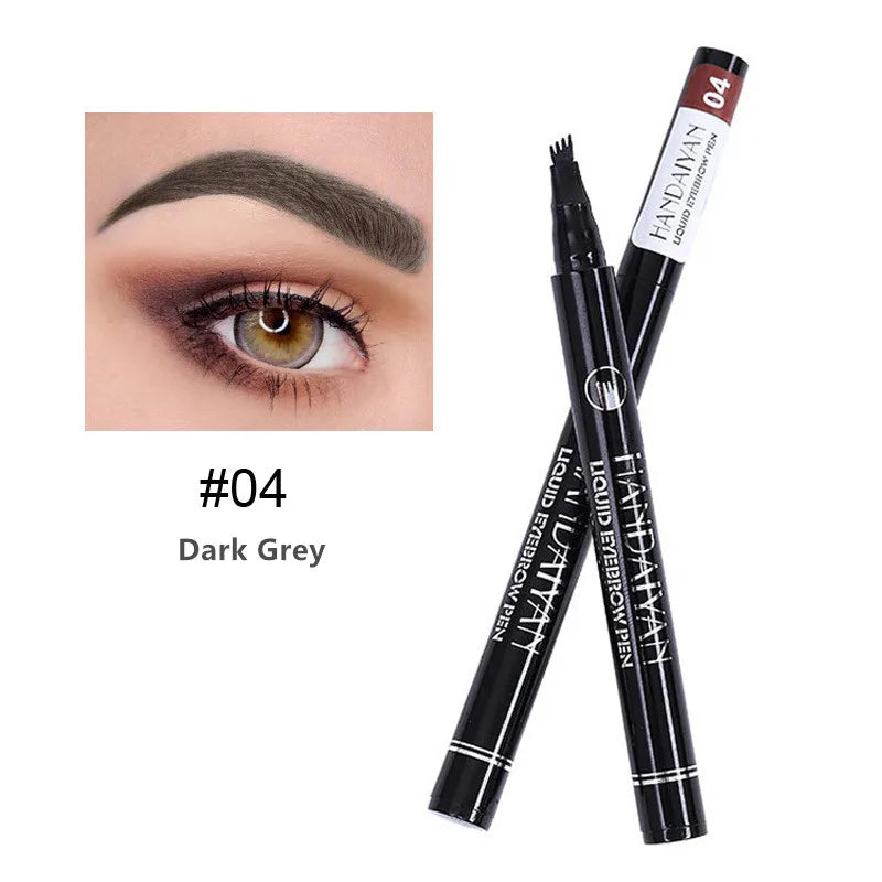 4D Microblading Eyebrow Pen – Long Lasting Fine Sketch Liquid Pencil