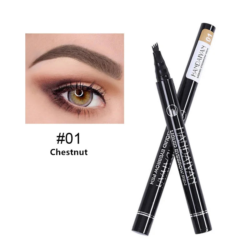 4D Microblading Eyebrow Pen – Long Lasting Fine Sketch Liquid Pencil
