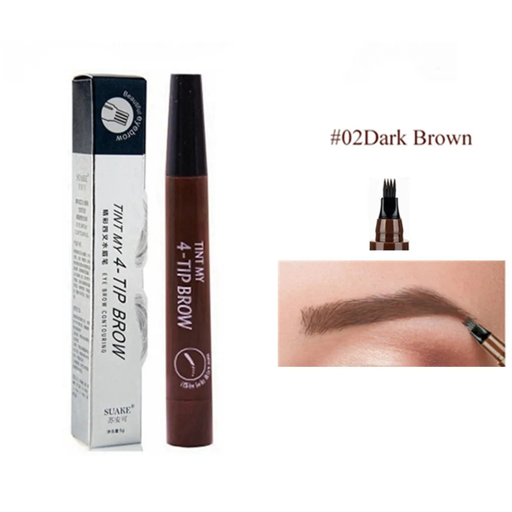 4D Microblading Eyebrow Pen – Long Lasting Fine Sketch Liquid Pencil