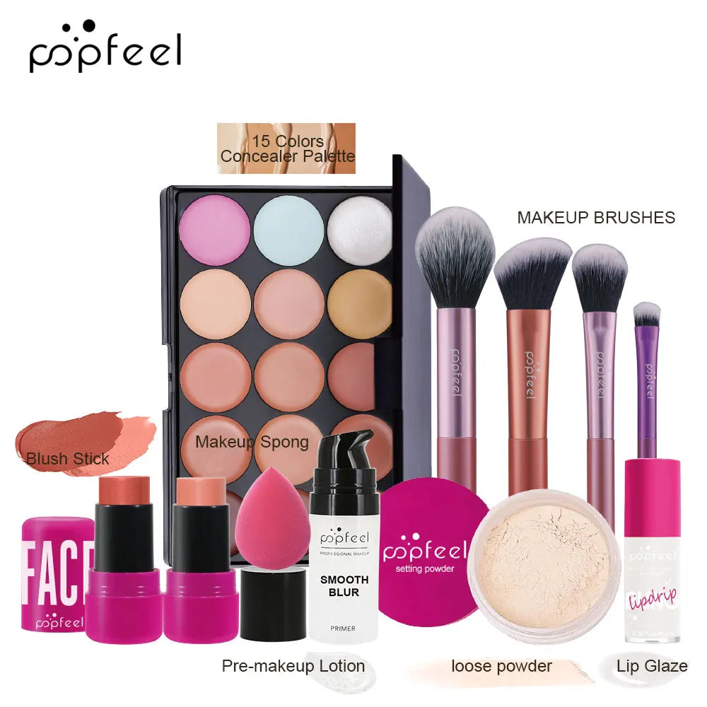11-piece all-in-one makeup gift set – perfect for girls & women