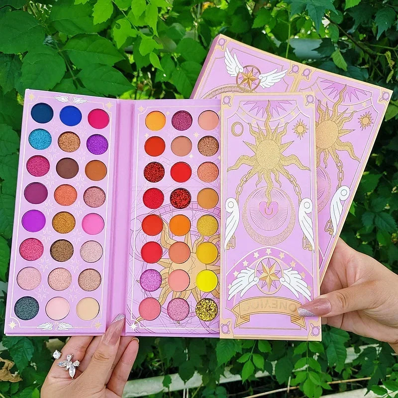 96-Color Eyeshadow Palette – Shimmer, Matte & Neon Shades