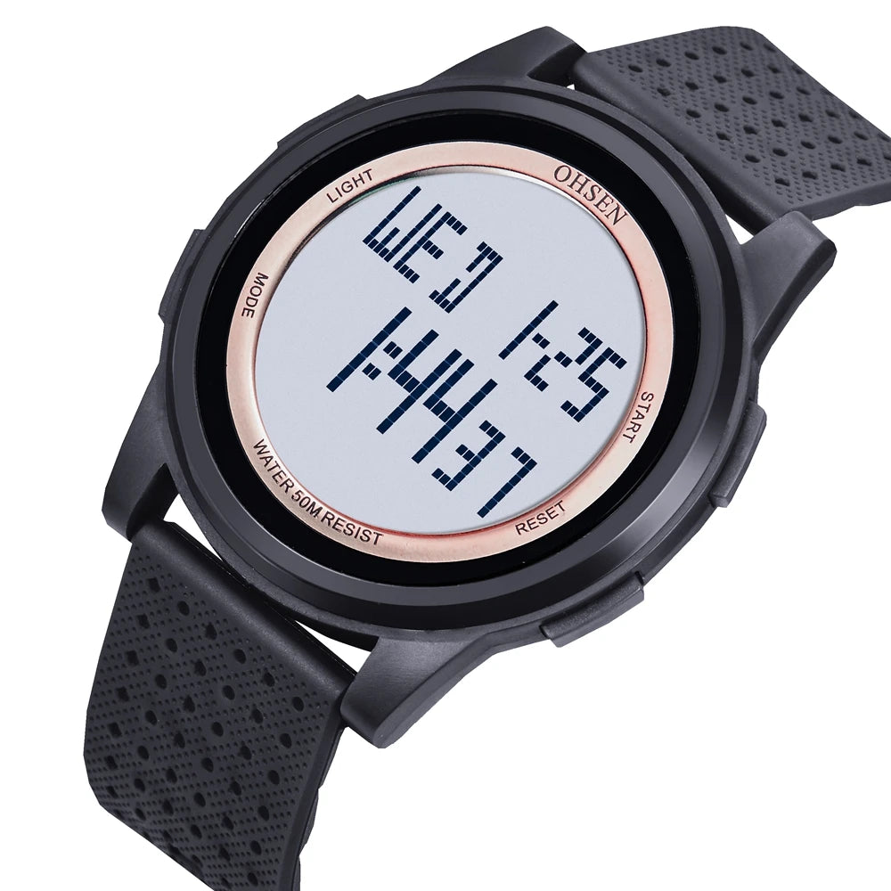 Fashion Sport Digital watch men Women LED electronic fashion watches unisex lady waterproof swimming Wristwatch clocks gift