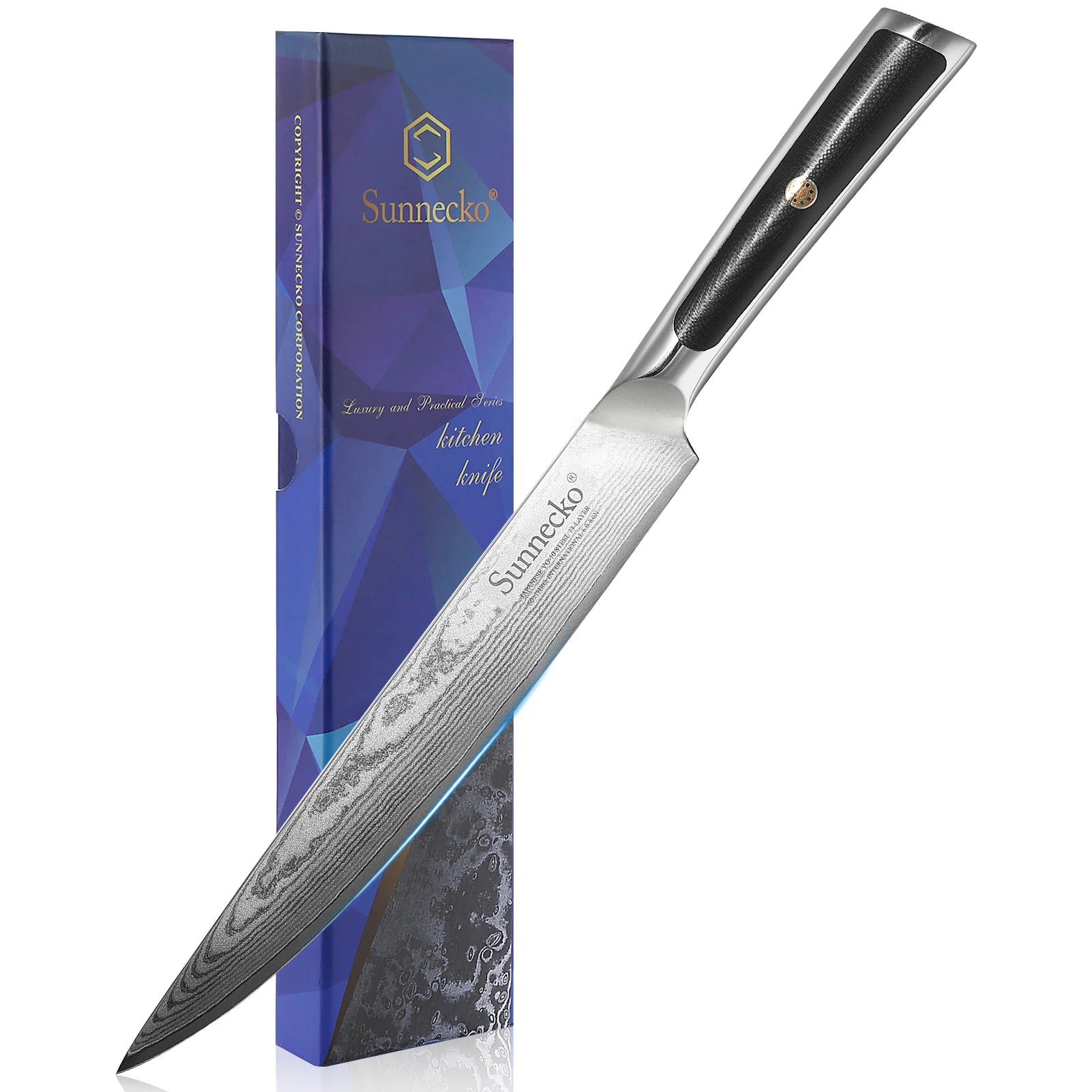 Sunnecko Damascus Knife Set