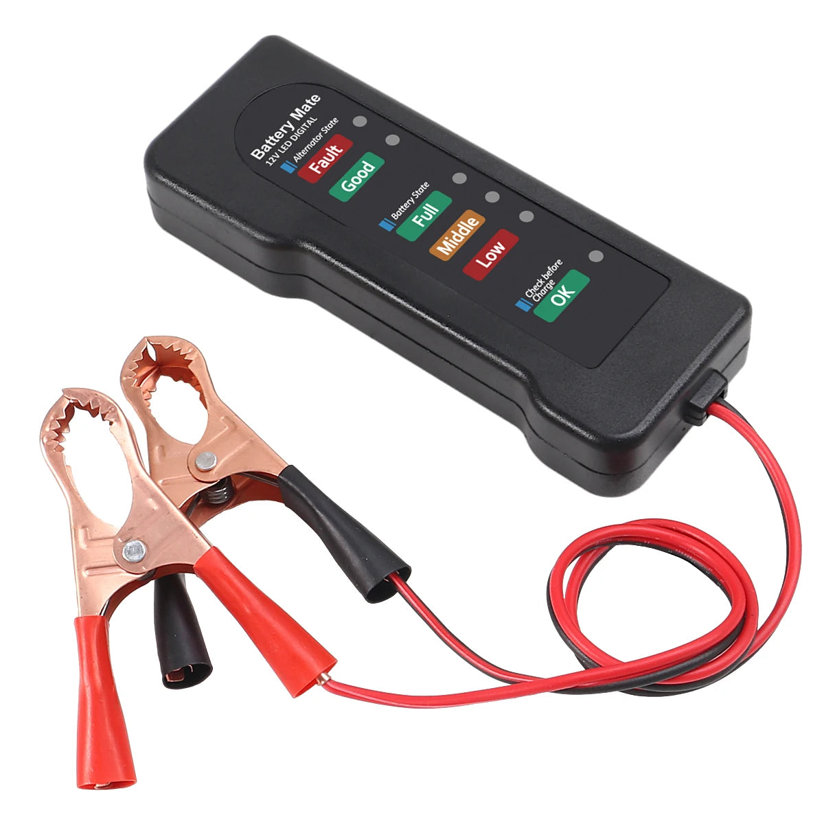 12V Car Battery & Alternator Tester – Automotive Charging System Analyzer