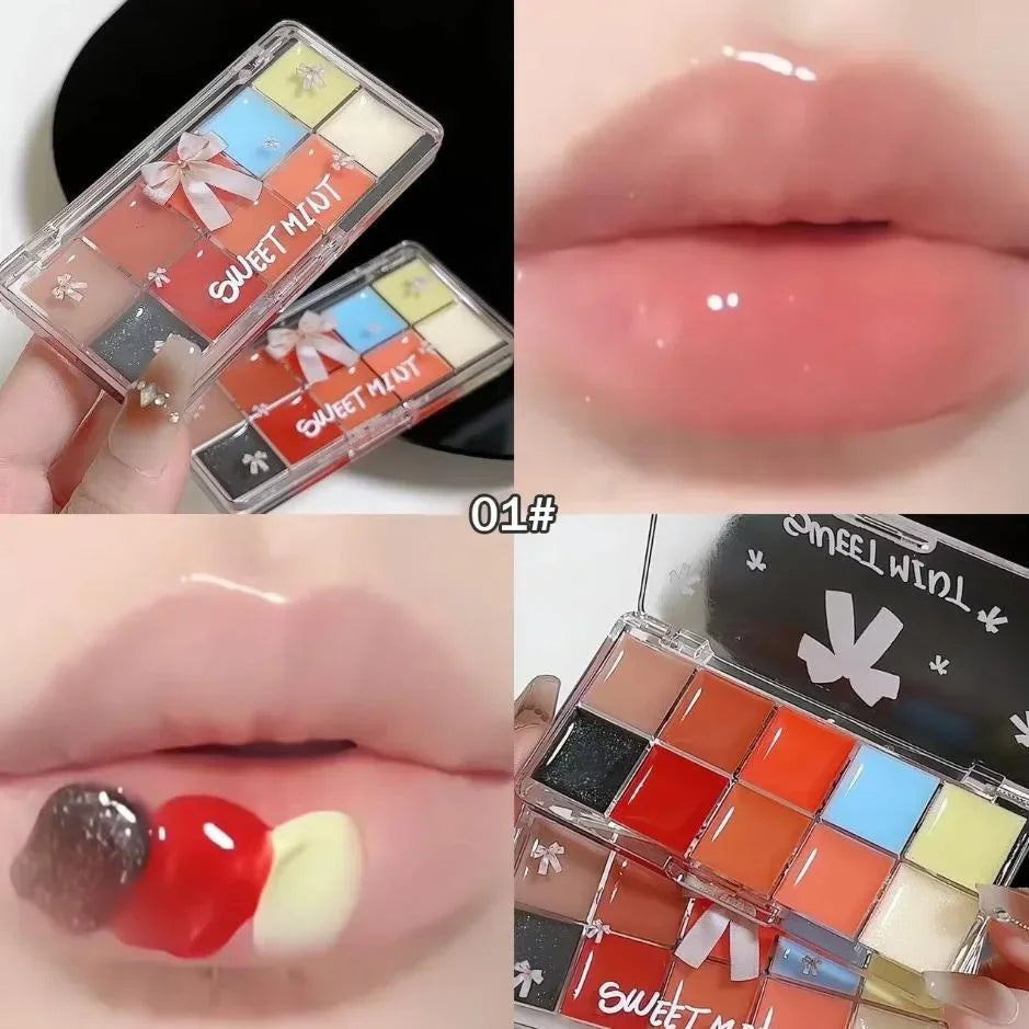 Lip Jelly Palette – Dual Use Lip & Cheek Moisturizing Colo