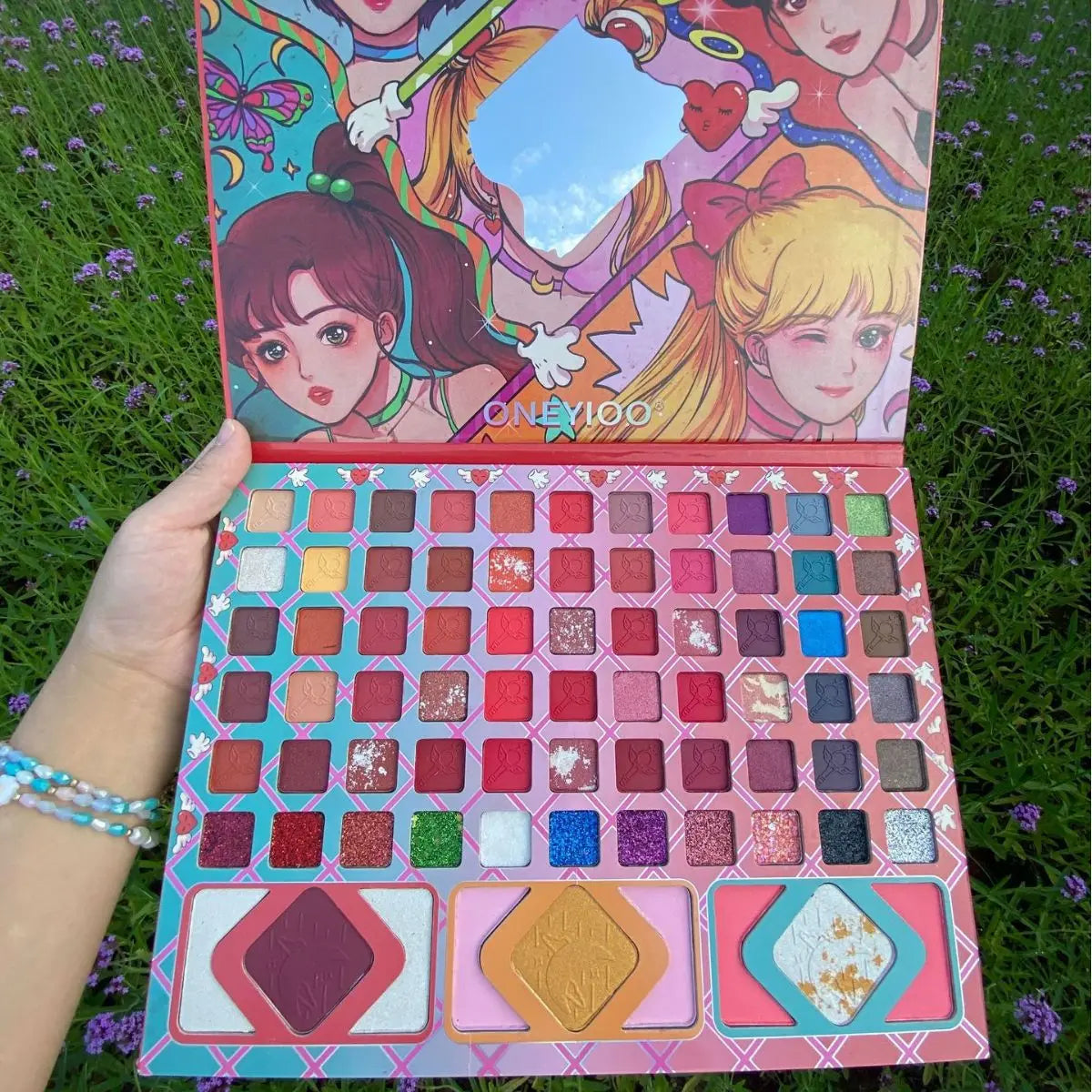 96-Color Eyeshadow Palette – Shimmer, Matte & Neon Shades