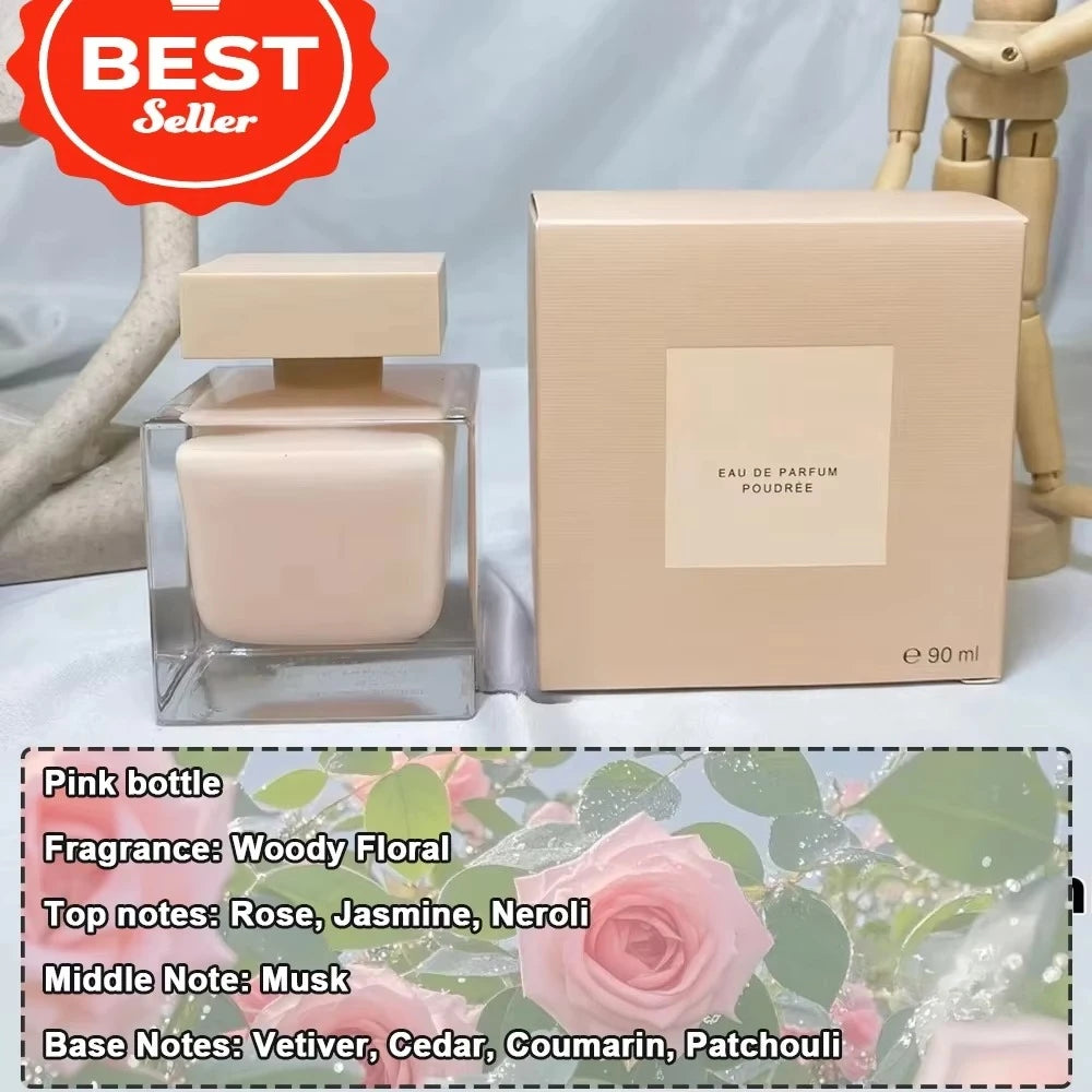 90ml Women’s Perfume – Long Lasting Woody & Floral Eau de Parfum