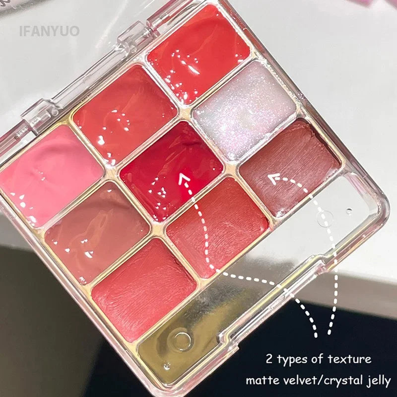 Lip Jelly Palette – Dual Use Lip & Cheek Moisturizing Colo