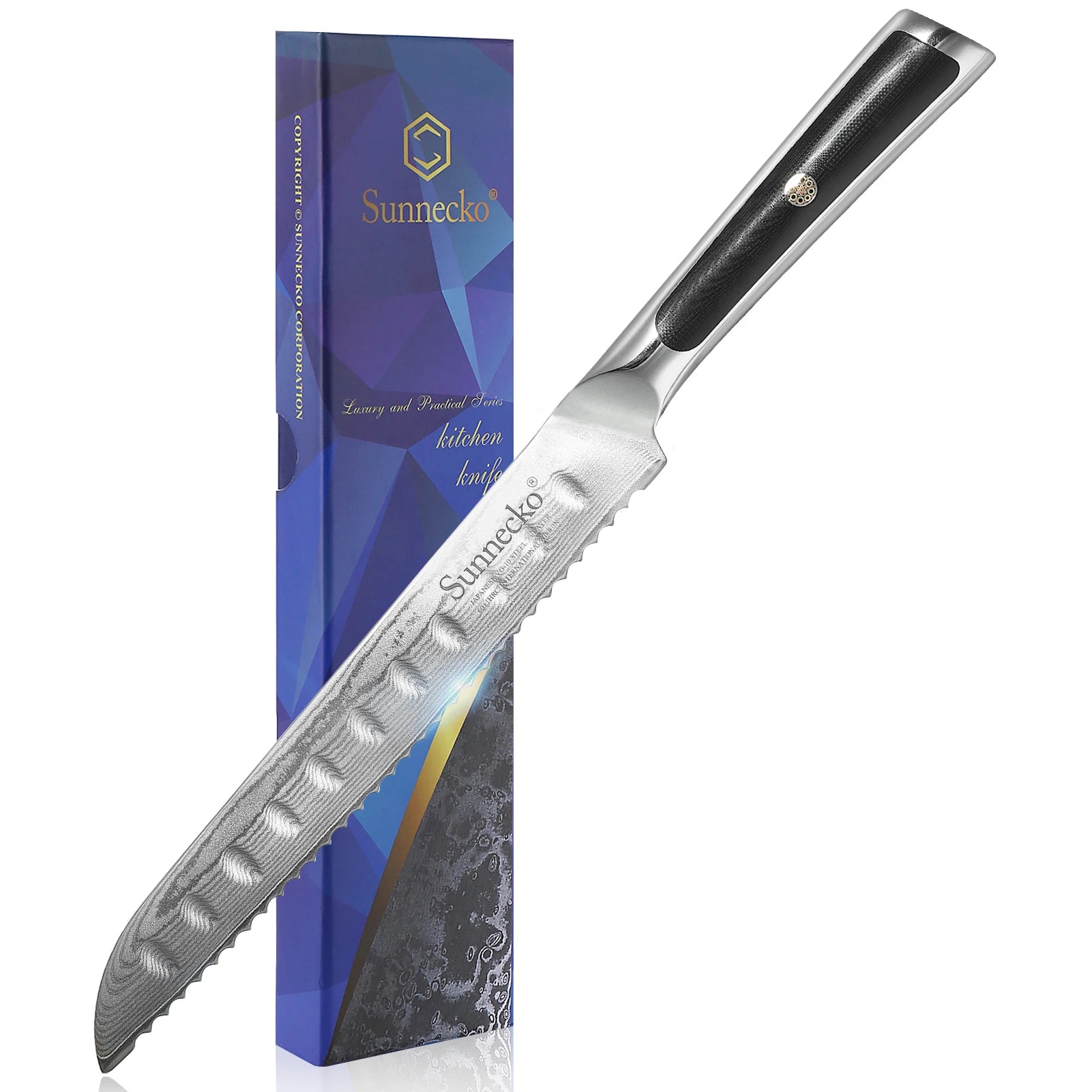 Sunnecko Damascus Knife Set