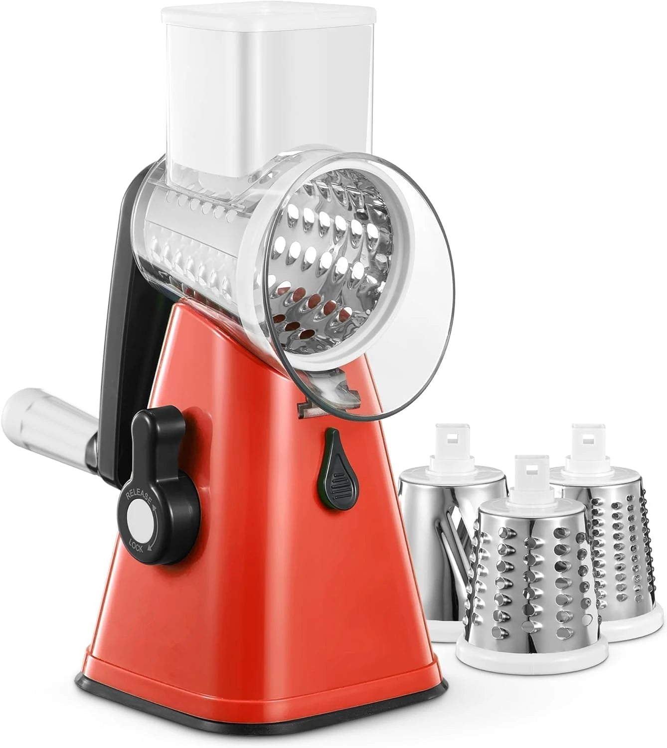 Multi-Purpose Rotary Grater & Vegetable Slicer – Cheese, Potato, Carrot