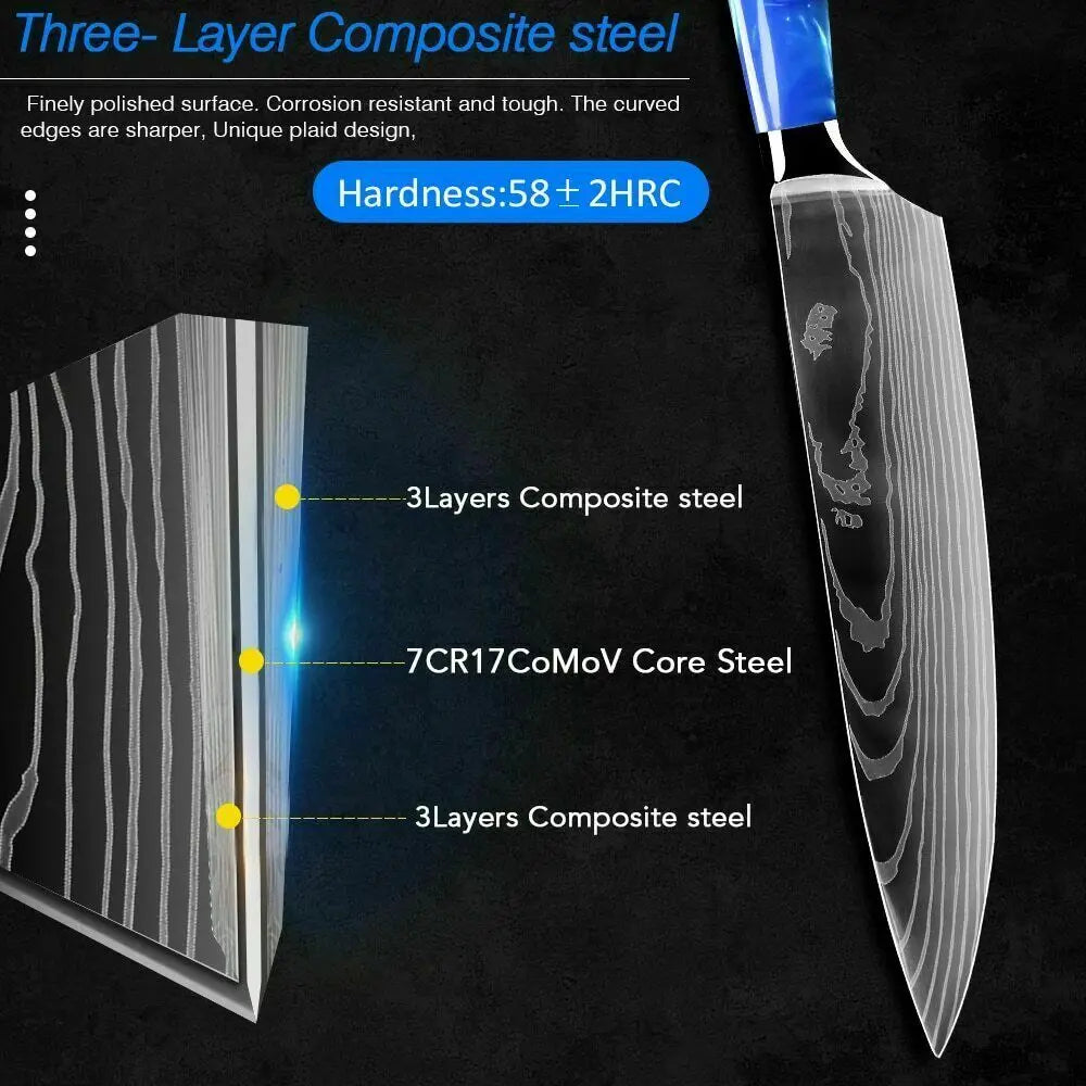 10-Piece Japanese Knife Set