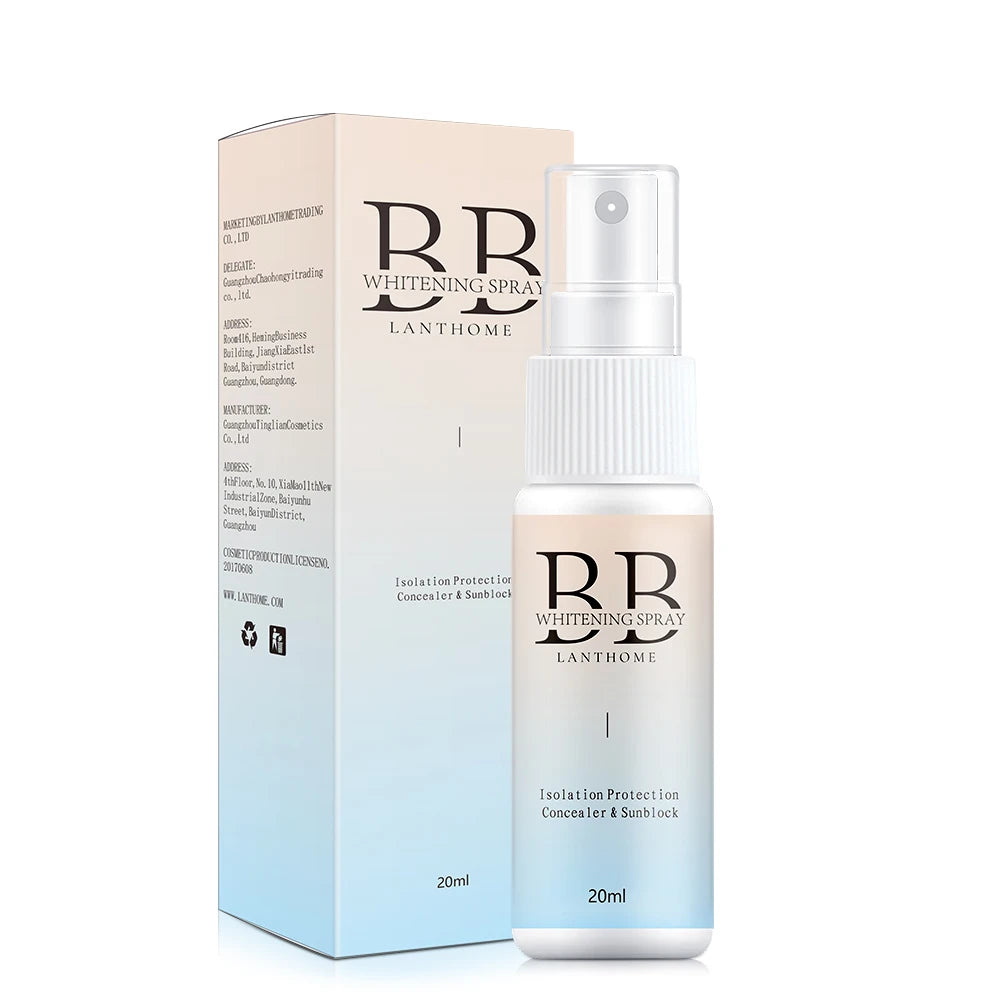 Whitening BB spray – brightens, moisturizes & nourishes skin.