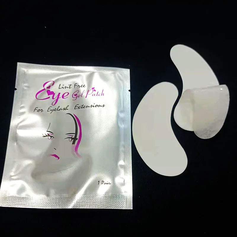 50pcs Hydrogel Eyelash Patches – Moisturizing Eye Mas