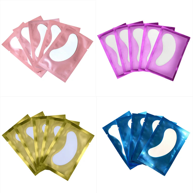 50pcs Hydrogel Eyelash Patches – Moisturizing Eye Mas