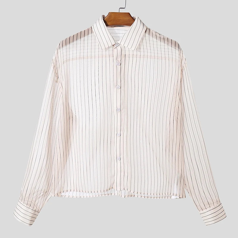 Men's Striped Oversize Shirt