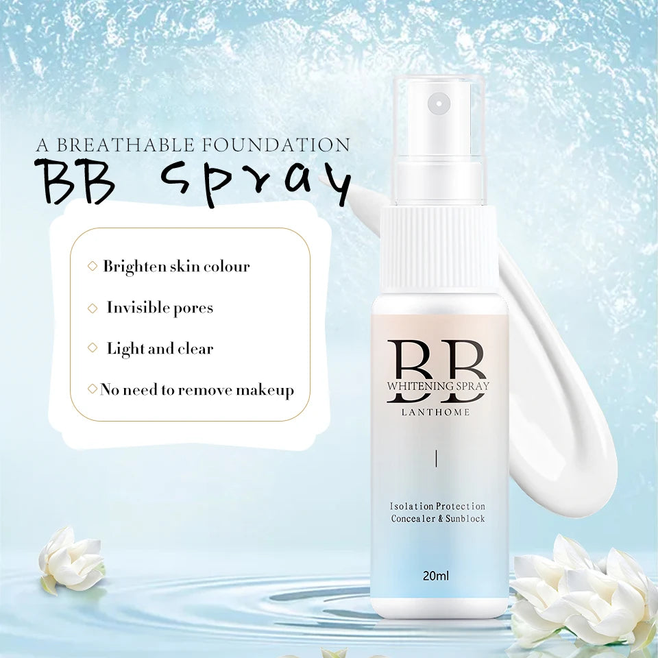 Whitening BB spray – brightens, moisturizes & nourishes skin.