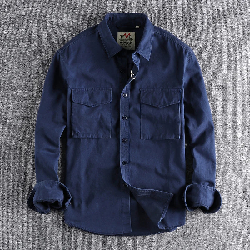 Men's Retro Work Shirt