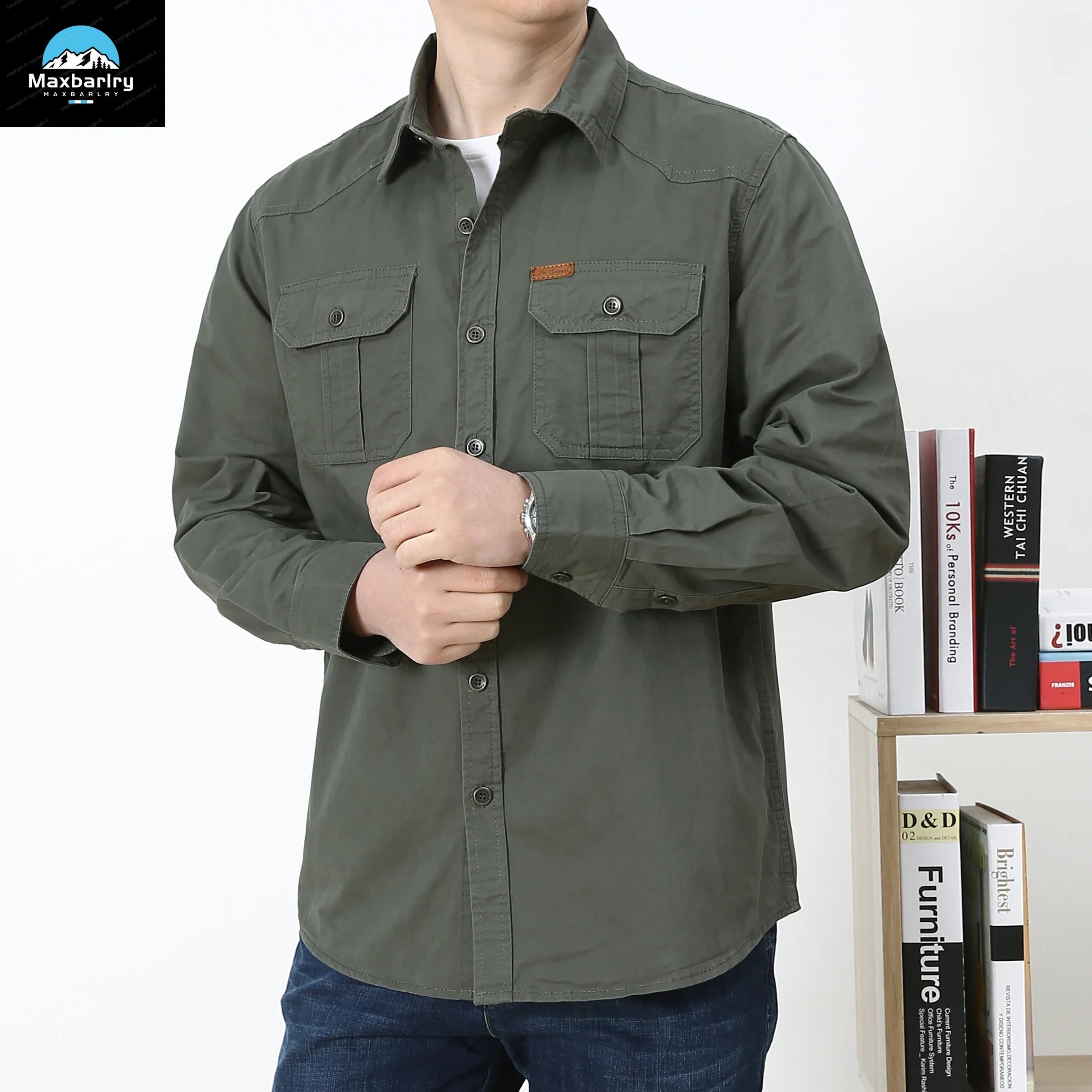 Men's Washed Cotton Shirt