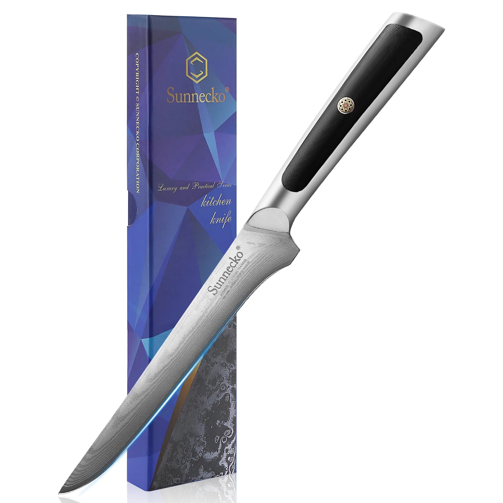 Sunnecko Damascus Knife Set
