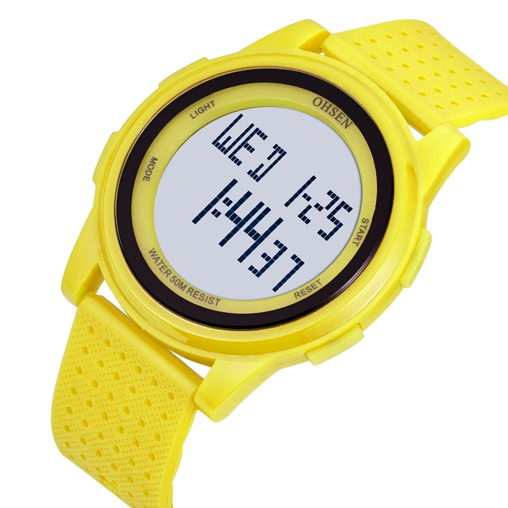 Fashion Sport Digital watch men Women LED electronic fashion watches unisex lady waterproof swimming Wristwatch clocks gift