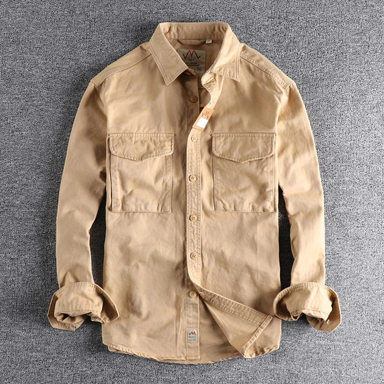 Men's Retro Work Shirt