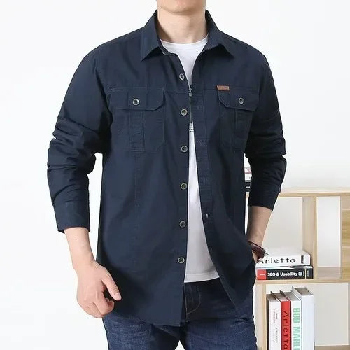 Men's Washed Cotton Shirt