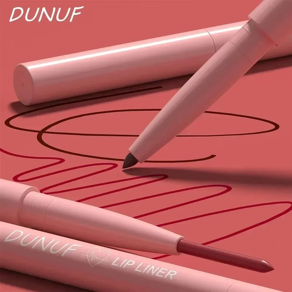 Tapered Lip Liner Pencil – Matte Red/Brown, Long Lasting & Waterproof