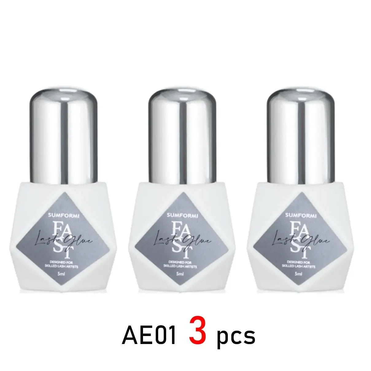 Extra-strong waterproof lash glue – fast drying, long-lasting hold.
