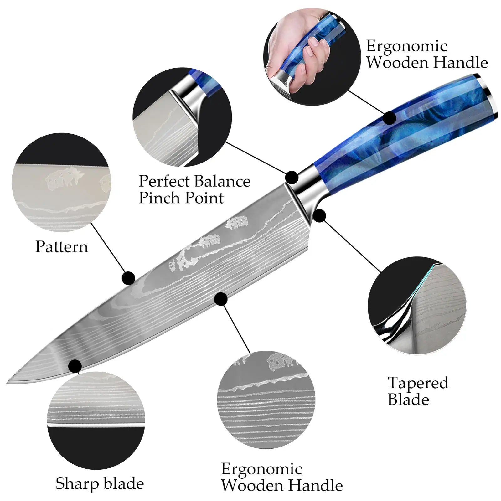 10-Piece Japanese Knife Set