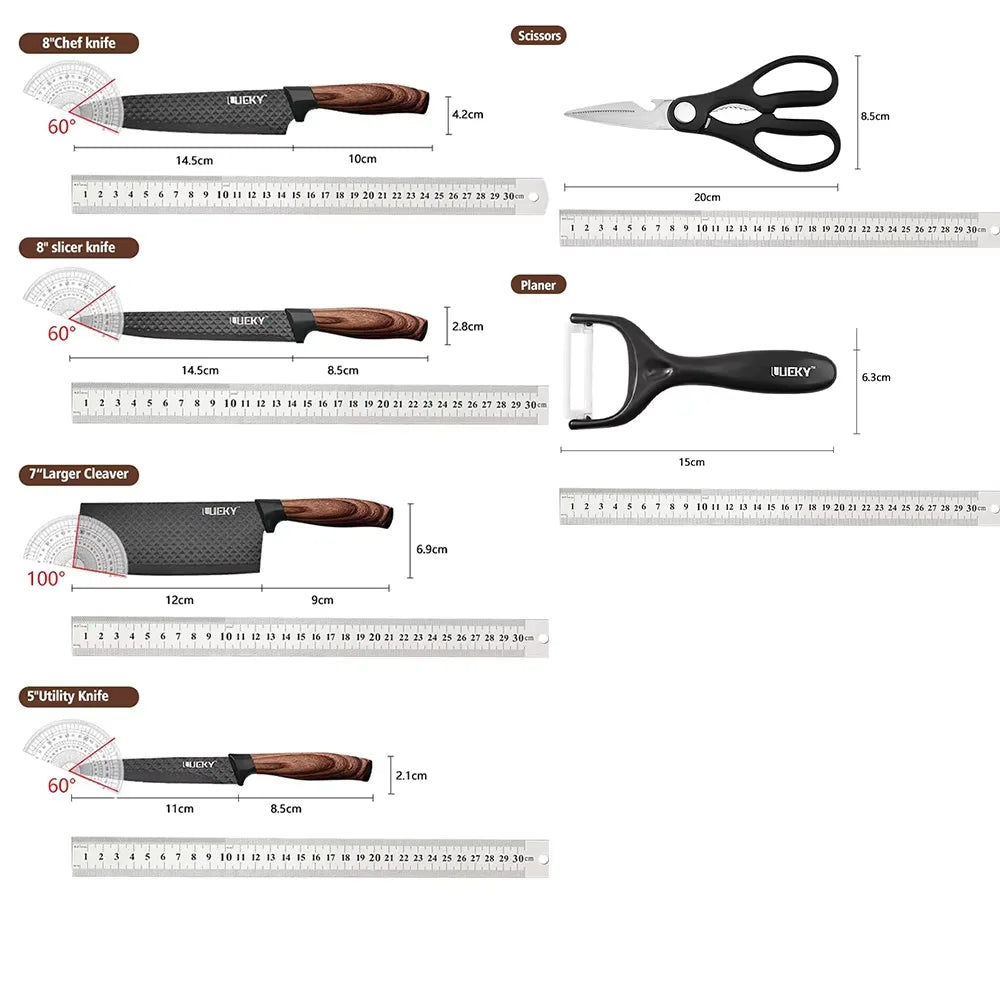 6-Piece Chef Knife Set