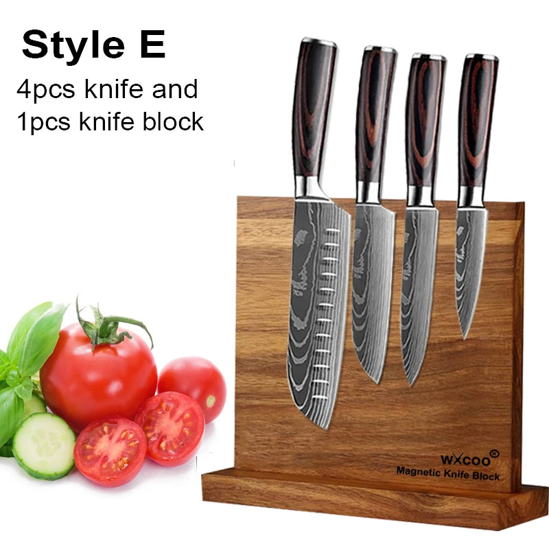 Wooden Magnetic Knife Holder