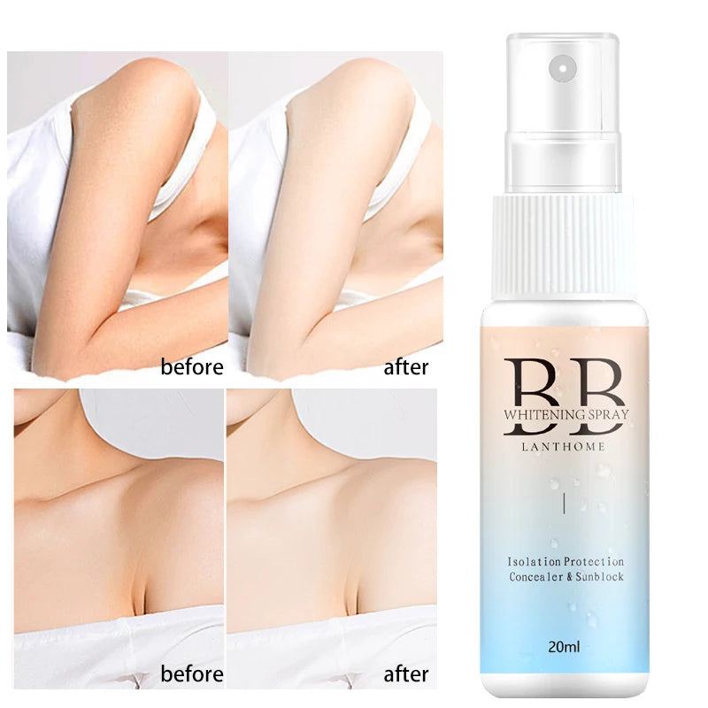 Whitening BB spray – brightens, moisturizes & nourishes skin.