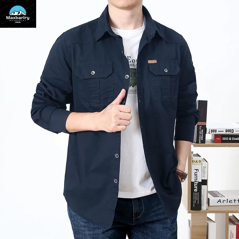 Men's Washed Cotton Shirt