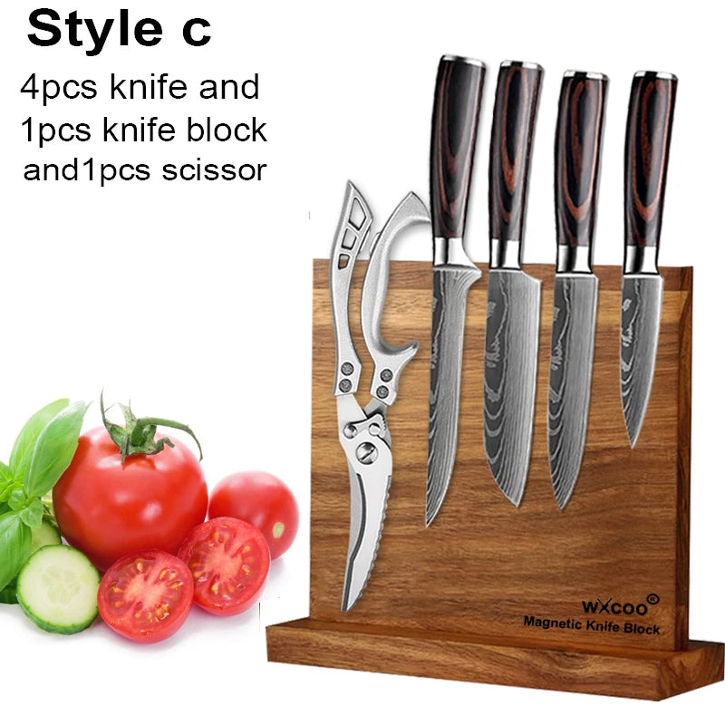 Wooden Magnetic Knife Holder