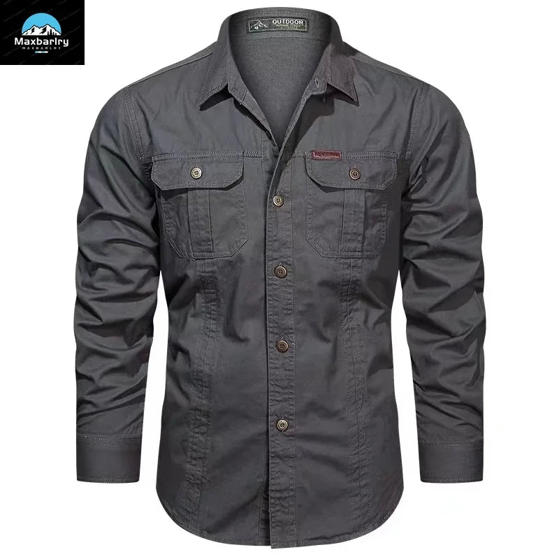 Men's Washed Cotton Shirt