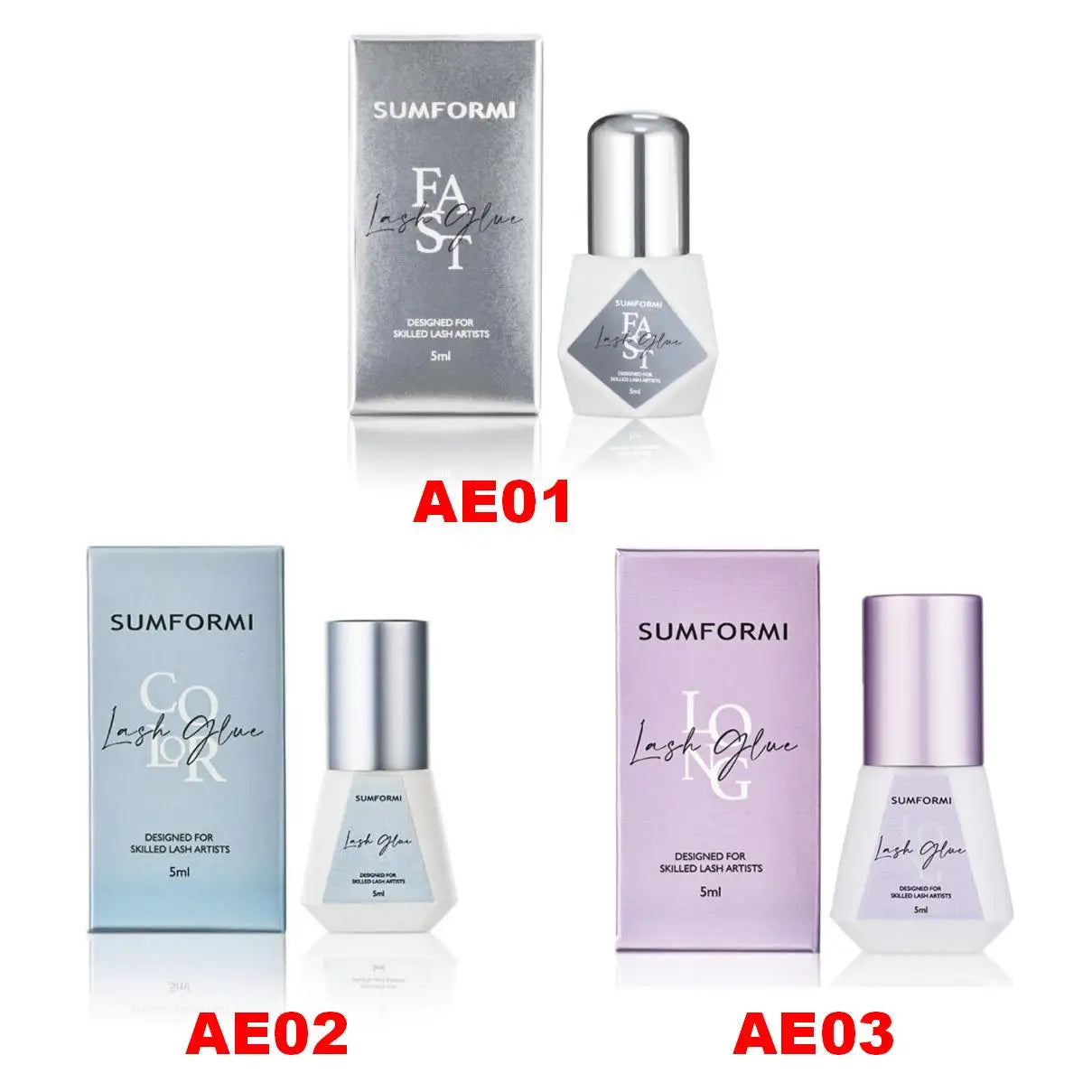 Fast-drying lash glue with no odor or irritation – perfect for eyelash extensions.