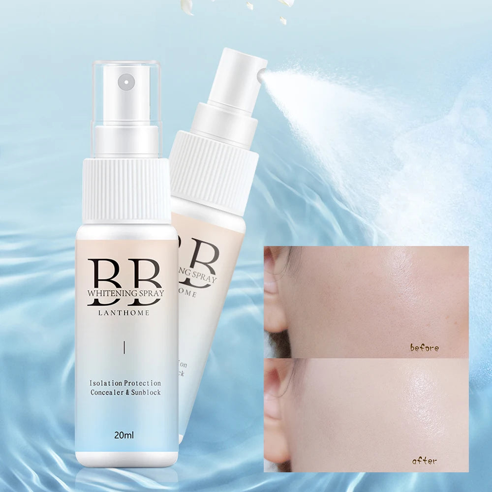 Whitening BB spray – brightens, moisturizes & nourishes skin.