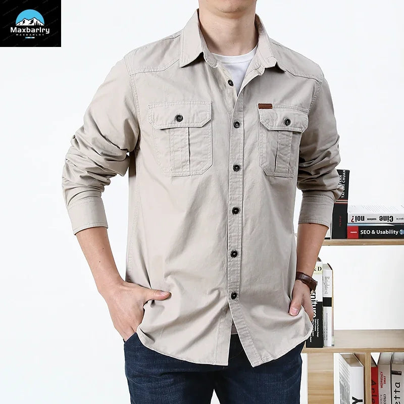 Men's Washed Cotton Shirt