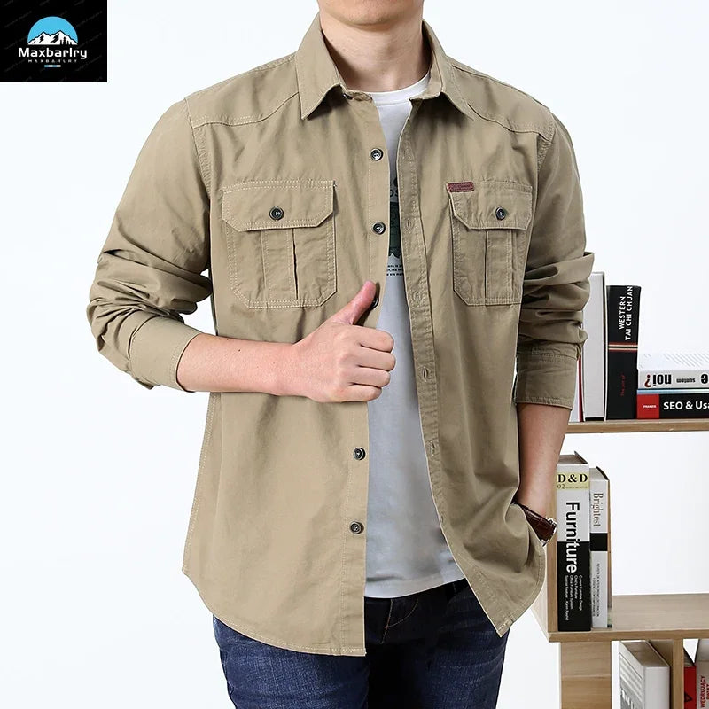 Men's Washed Cotton Shirt