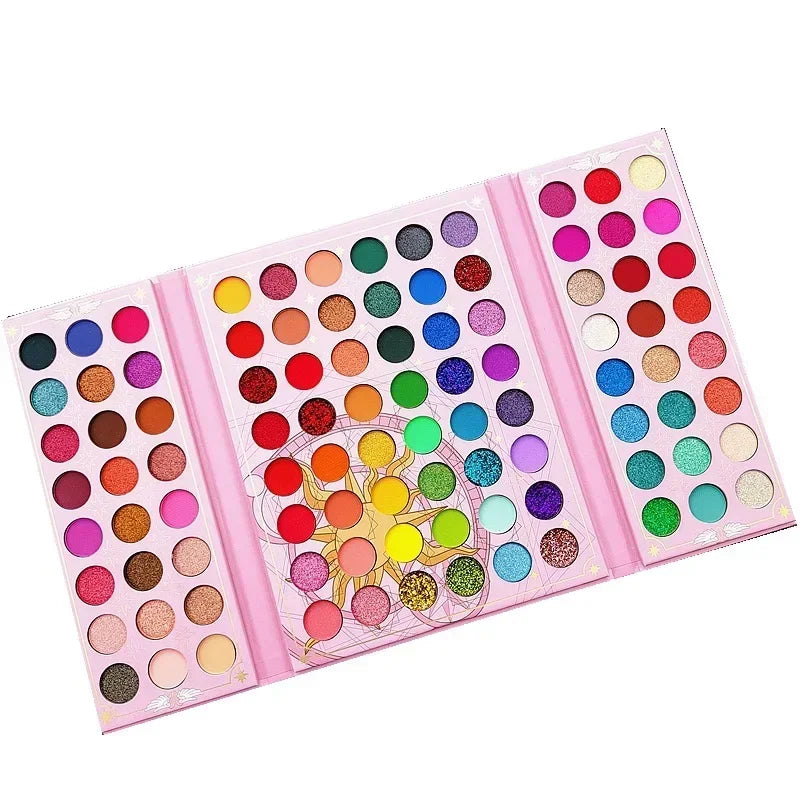 96-Color Eyeshadow Palette – Shimmer, Matte & Neon Shades