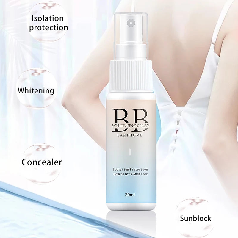 Whitening BB spray – brightens, moisturizes & nourishes skin.