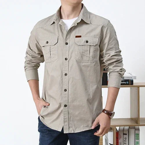 Men's Washed Cotton Shirt