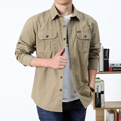 Men's Washed Cotton Shirt