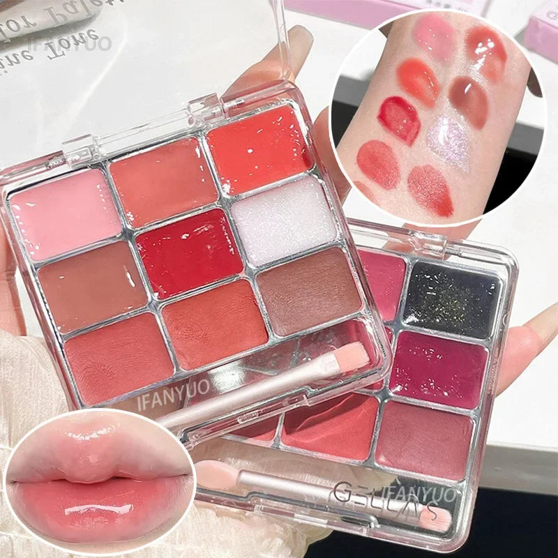 Lip Jelly Palette – Dual Use Lip & Cheek Moisturizing Colo