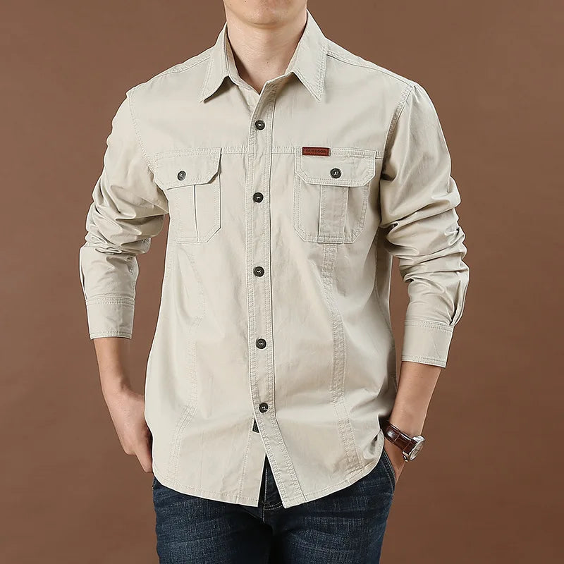 Vintage Cotton Safari Shirt